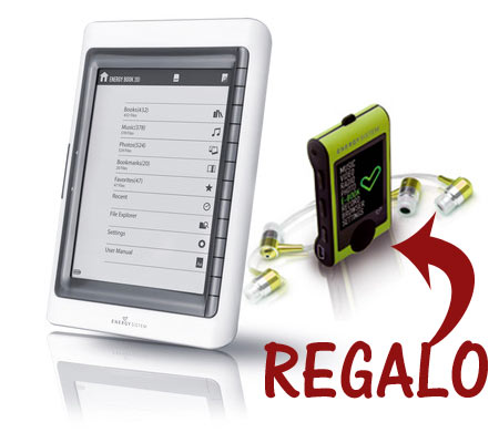 Libro electr�nico ENERGY BOOK 2061 y REGALO MP4 ENERGY SISTEM 30 - Haga click a la imagen para cerrar